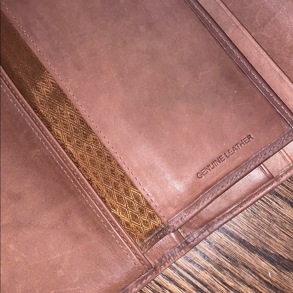 Italian leather wallet tan/brown - Picture 2 of 7